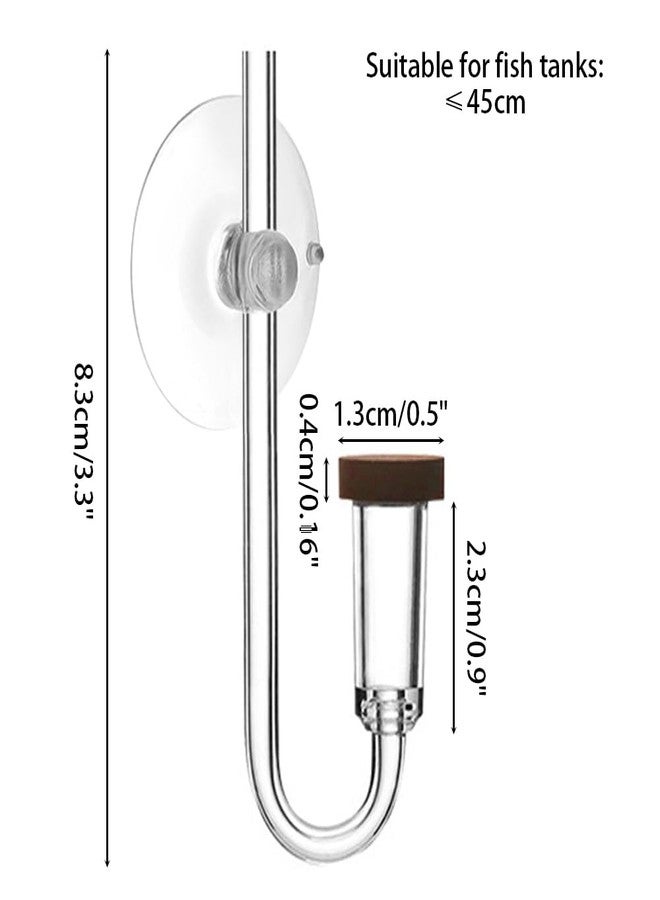 DONGKER CO2 Diffuser,Acrylic Nano CO2 Reactor Diffuser with Suction Cup for Aquarium Planted Fish Tank - Image 3